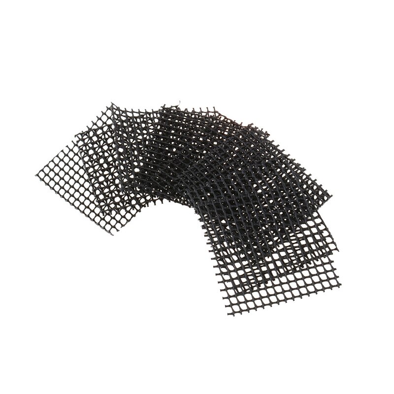 5/10 Pz Vaso Di Fiori Foro Mesh Pad Quadrato Bonsa Vaso Fondo Griglia Mat Vaso Di Fiori Filtro Schermo Drenaggio Reticolato Forniture Da Giardino