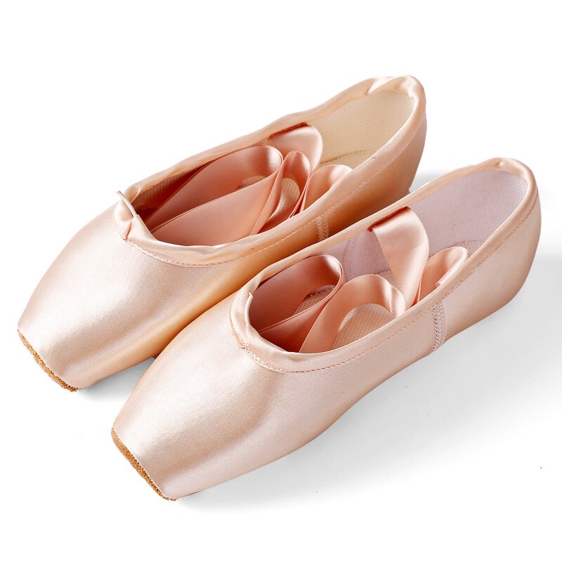 Ballet Dance Shoes Child and Adult Ballet Pointe Dance Shoes with Ribbons Shoes Woman Zapatos Mujer Sneakers Women: Pink / 30
