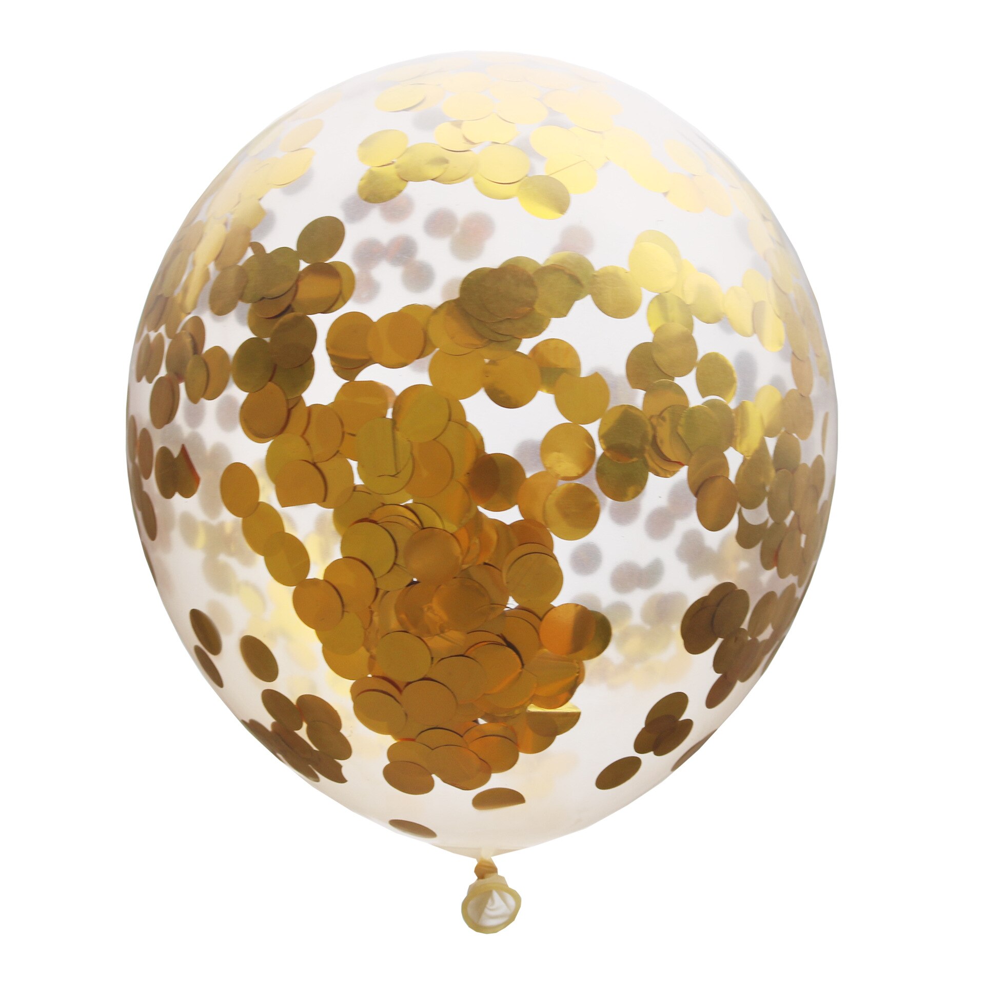 Goud Folie Confetti Transparante Ballonnen Goud Folie Confetti Latex Ballon Party Bruiloft Verjaardag Ballonnen Baby Shower Decoratie: B / 1pcs