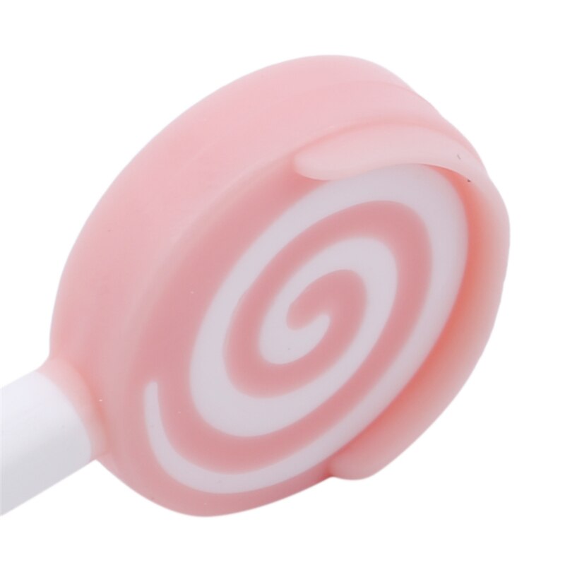 Pirulito Decíduos Bebê escova de Dente Escova de Limpador de Língua Raspador Limpador de Língua Crianças Cuidados Com o Bebê Caçoa o Presente