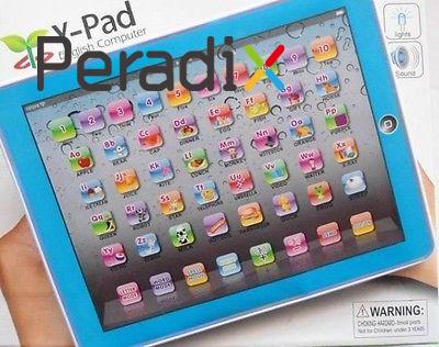 Kinder Lernen Computer Kinder Tablet Bildung Y-pad Alphabet Spielzeug Blau/Rot