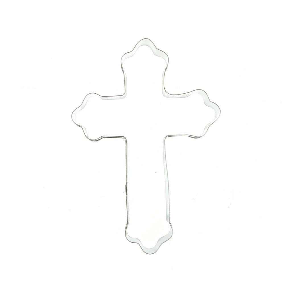 Cross Metal Cookie Cutter Stainless Steel Biscuits Mold Cookie Bread Fruit Cutter Mould DIY Cake Decorating Baking Tool