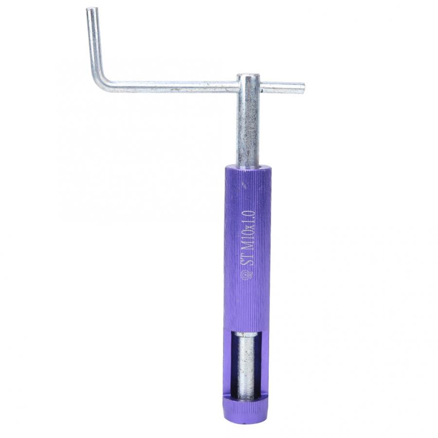 Thread Repair Insert Thread Repair Kit M10 x 1 with 12Pcs Threaded Insert Removal Hand Tool for Mechanical Maintenance
