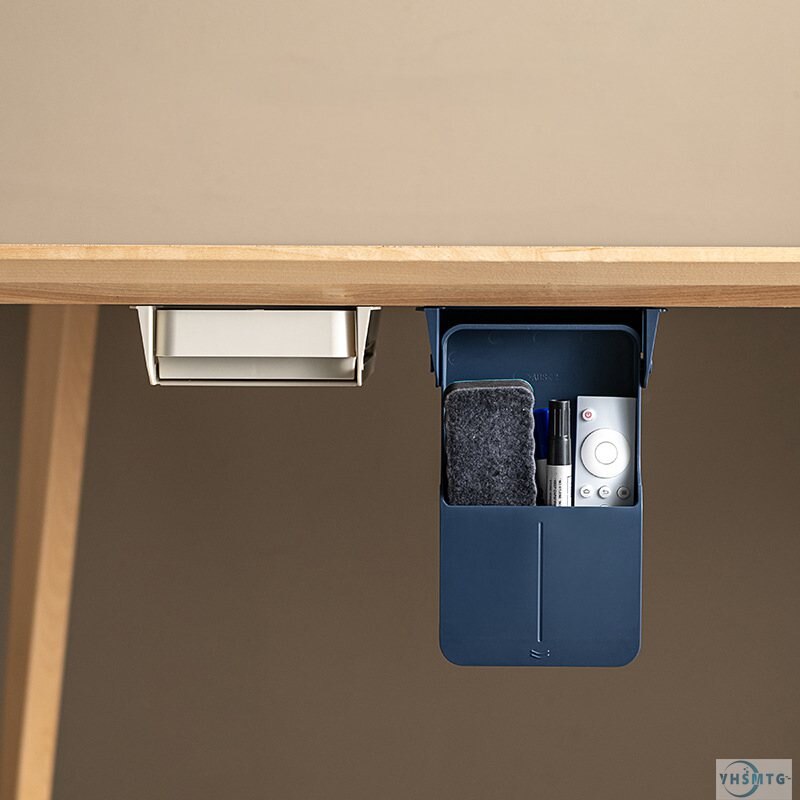 Under Table Drawer Hidden & Secret Space Large Capacity High Load-bearing Self-adhesive Stationery Sundries Cabinet Organizer