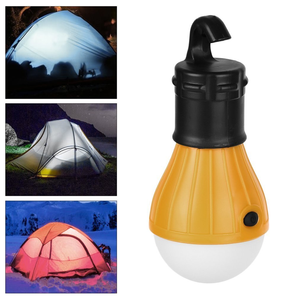 3 LED-zelthängelampe mit 3 modi, SOS-notfallfunktion, karabinerhaken, glühbirne, notlicht, laterne, wanderlampe, energiesparend