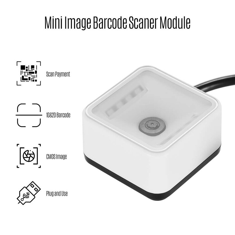 Ep7000 mini 1d/2d/ qr stregkodescanner cmos dvs. scanningsmodul til forskellige indlejrede enheder adgangskontrol kontor elektronisk sca