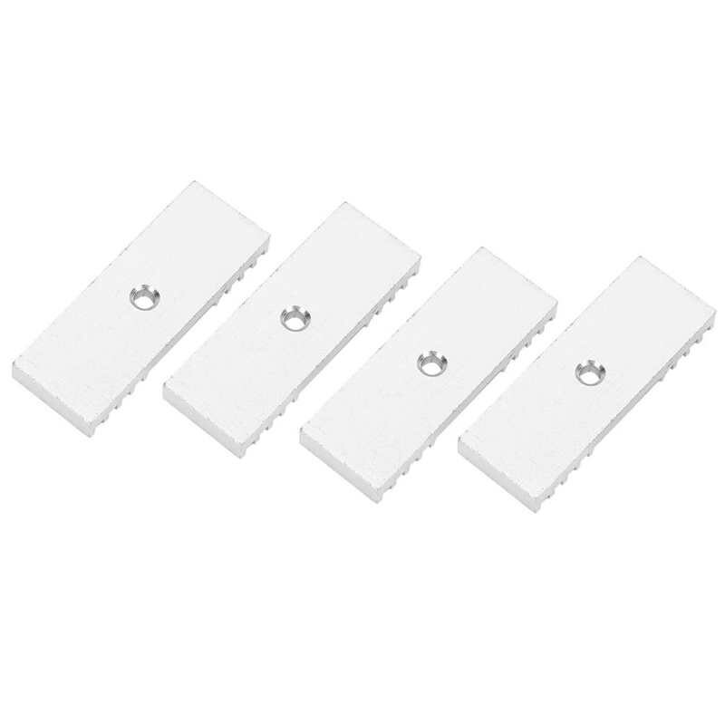 4Pcs Timing Riem Bevestiging Stuk Klem Aluminium Tand Voor Reprap 3D Printer