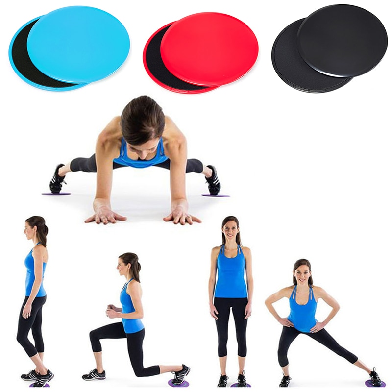 2pcs Sliding Slider Gliding Discs Fitness Disc Exercise Sliding Plate For Yoga Gym Abdominal Core Training Exercise Equipment