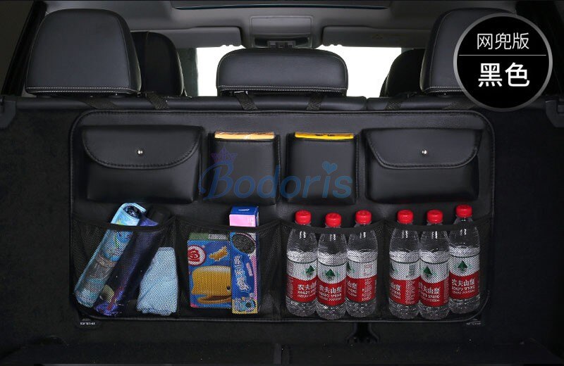 Voor Mercedes-Benz Vito W447 V Klasse V260 Viano Valente Metris Kofferbak Opbergtas Bagage Netten Haak Lus Auto organizer Accessoires: Type B Black