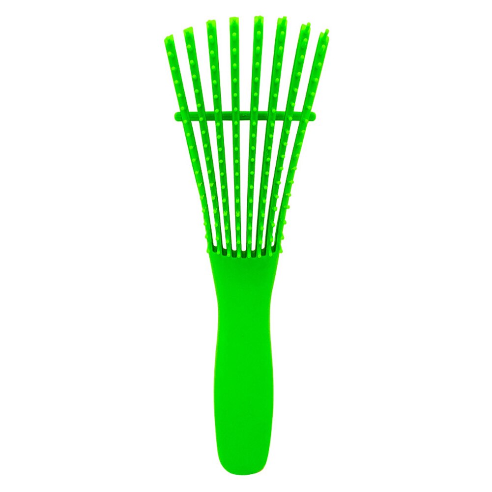 Eight-Claw Comb ABS Hair Curly Fluffy Massage Essential Octopus Ribs Comb: A