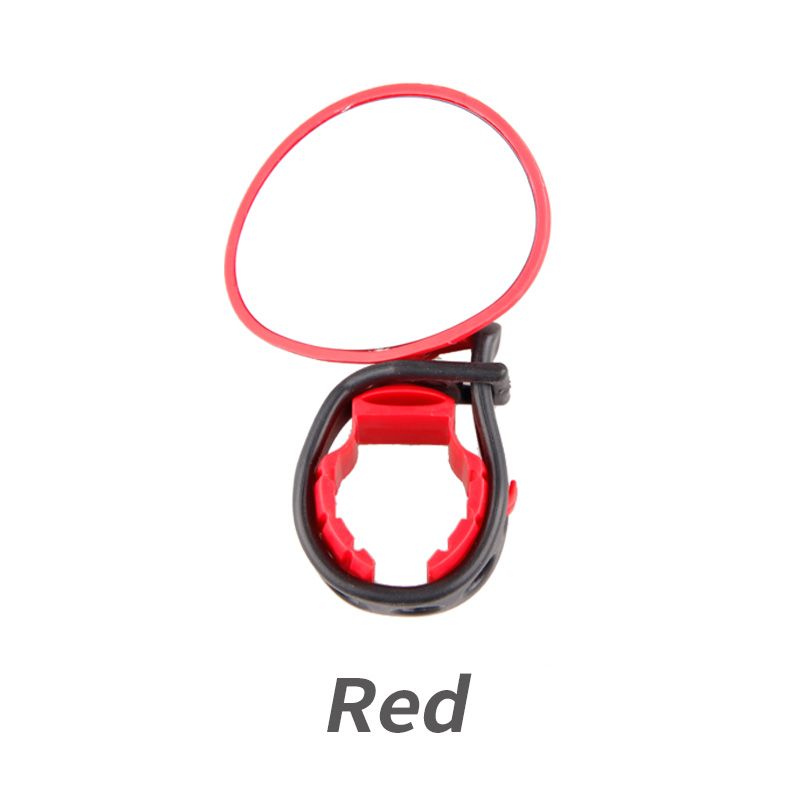 Cykel blindspegel spegel glas cykel styr backspegel universell mtb vägcykel justerbar cykelspegel: 1pc röda