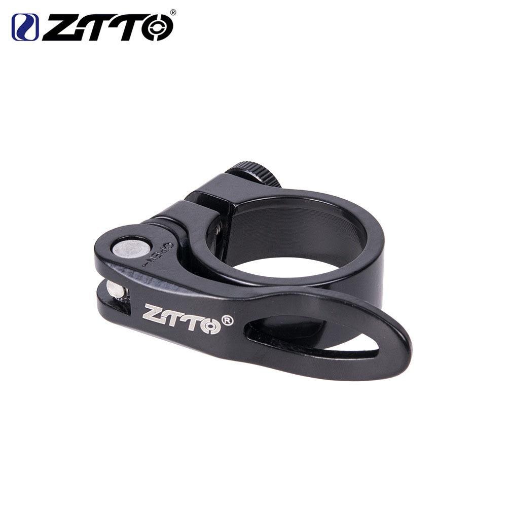 1 stuk aluminiumlegering racefiets mtb fiets zadelpenklem fiets zadelbuisklemmen snelspanners zadelpenklemmen: 31.8mm