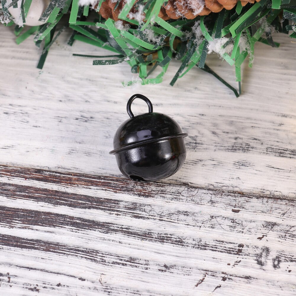 50 Stuks 22Mm Gekleurde Geschilderd Jingle Bells Metal Ronde Mini Bells Sieraden Ornamenten Kerst Decor Gebruik Hangers Voor Party christm