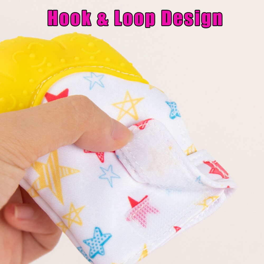 Baby Chew Speelgoed Molaire Handschoenen Anti-Bite Food Grade Silicone Tandjes Mitt Bijtring Mitten Handschoen Veilig Bpa Wrapper Zachte fopspeen Bite