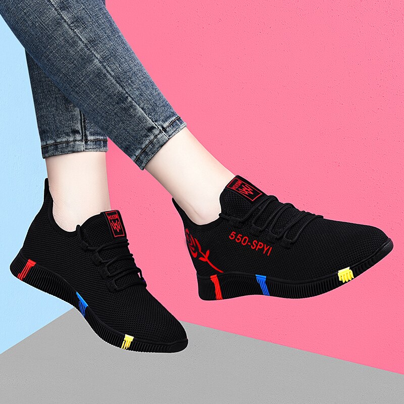 Frauen Tennis Schuhe Rose Weiche Turnschuhe Frau Sportlich Atmungsaktive Sport Schuhe Korb Air Mesh Schuhe Zapatillas Mujer
