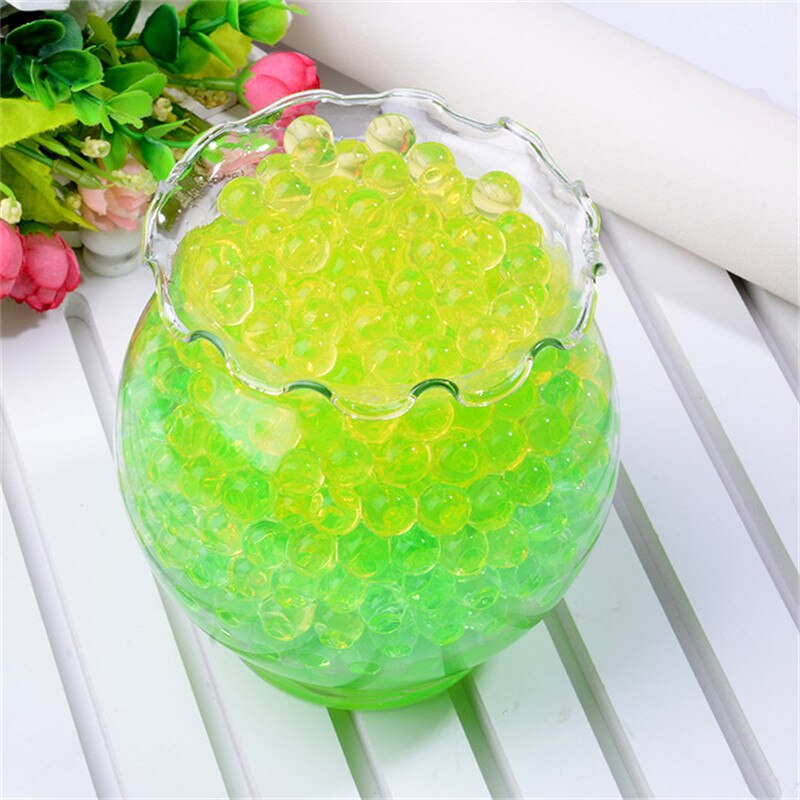 500PCS/ 5 tasche polychromen kristall schlamm kristall erde schwamm kristall perlen farbige keramik blase perlen soilless kultur