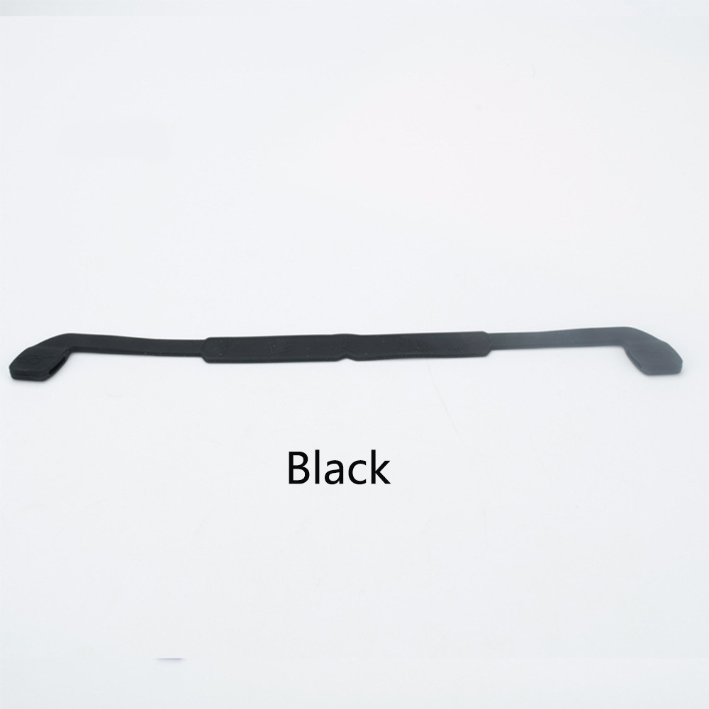 Sangle de lunettes de soleil en Silicone, 1 pièce, attache de lunettes de sécurité pour enfants, porte-cordon, corde de lunettes de sport: black