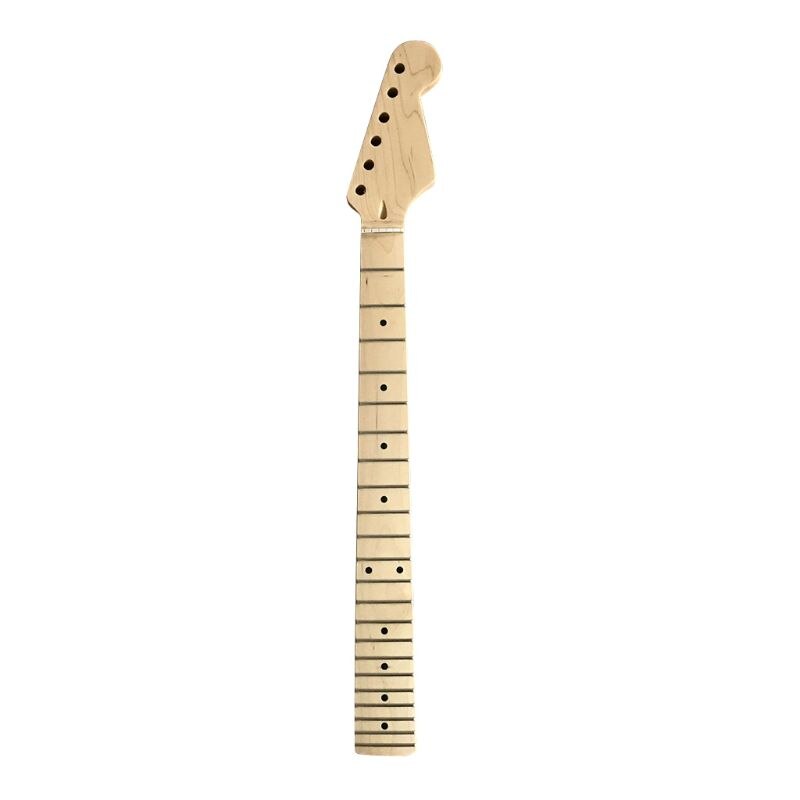 Cuello de guitarra de madera de arce, diapasón de palisandro de borde suave, Kit de mango de guitarra eléctrica,: A