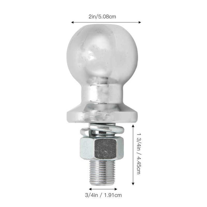 Trailer Hitch Ball Universal Caravan Tow Ball 2in for ATV