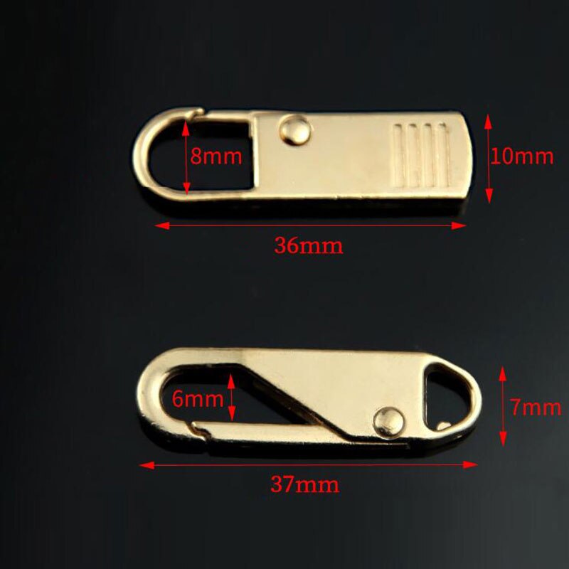 8PCS Alloy Universal Zipper Puller for Clothing Zip Fixer Removable Zipper Slider DIY Sewing Instant Repair Zipper For Bags