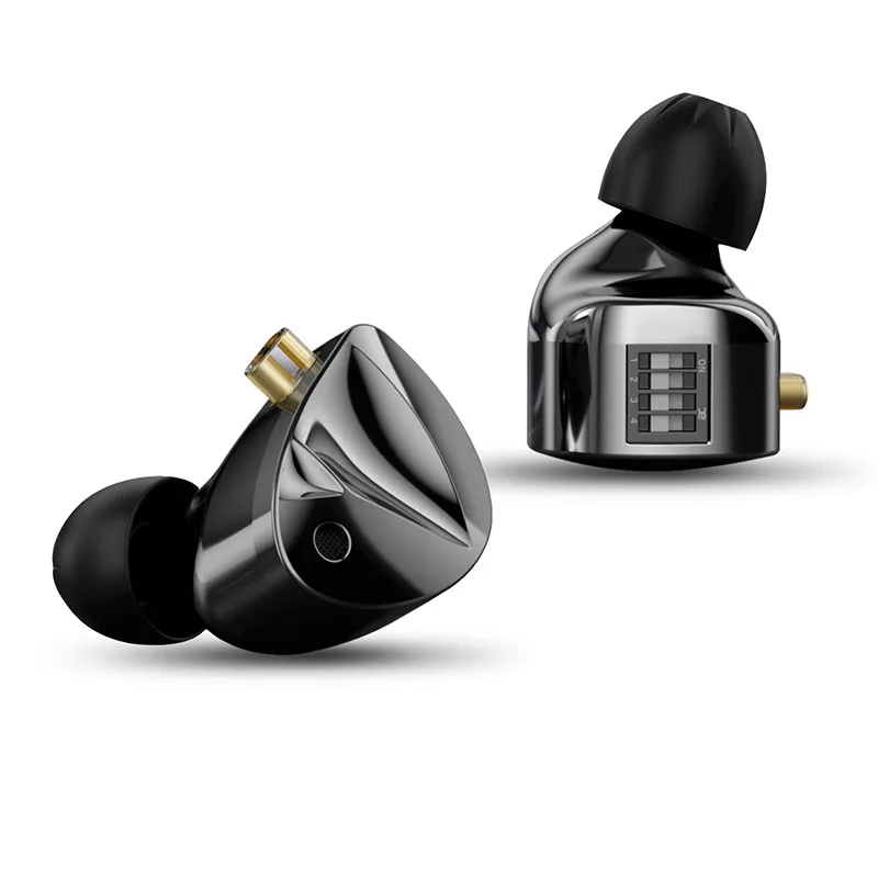 KZ D-FI In-Ear Monitor Oordopjes - HiFi Geluid, Afneembare 2PIN Kabel, Tuning Functie