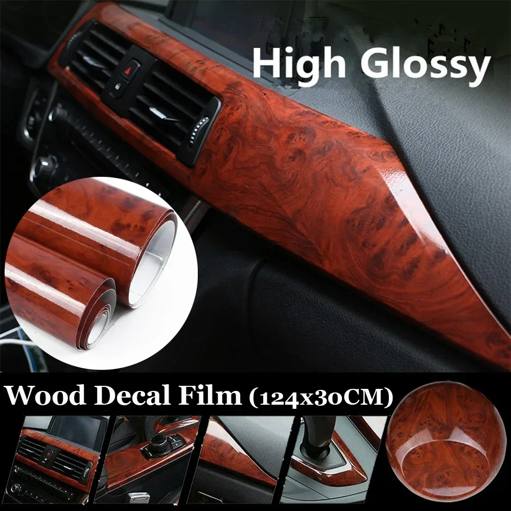 Film Vinyle Carbone Brillant Pour Habillage Auto/moto - Adhésif De Couleur Fibre De Carbone, Pour Personnalisation DIY