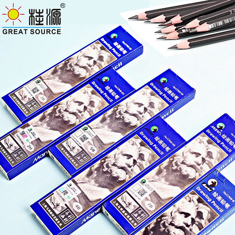 Art Pencil Charcoal Drawing Line Drawing Pencil Sketch Pencil (120pcs/box)