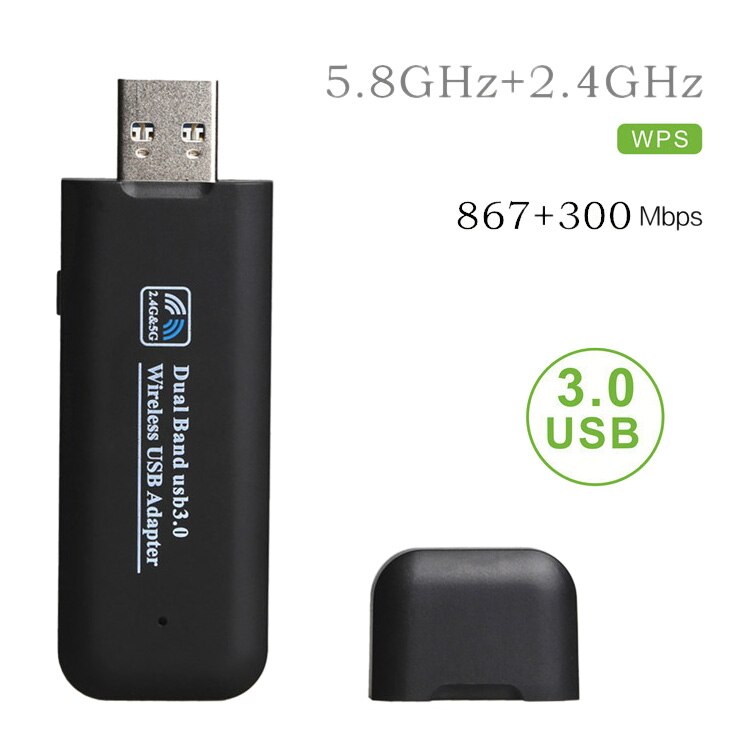 Draadloze Wifi Adapter 1200Mbps Usb Dual-Band 802.11Ac RTL8812BU Wifi Antenne Voor Windows Xp/7/8/10 mac Usb Wifi Emitter
