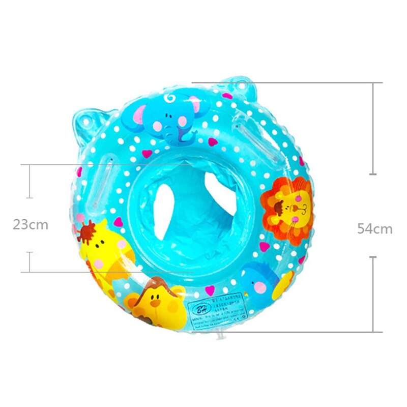 Zwemring voor kinderen, opblaasbare zwemring voor baby's, drijvend, 1-4 jaar oud, cartoon speelgoedstoel, willekeurig patroon