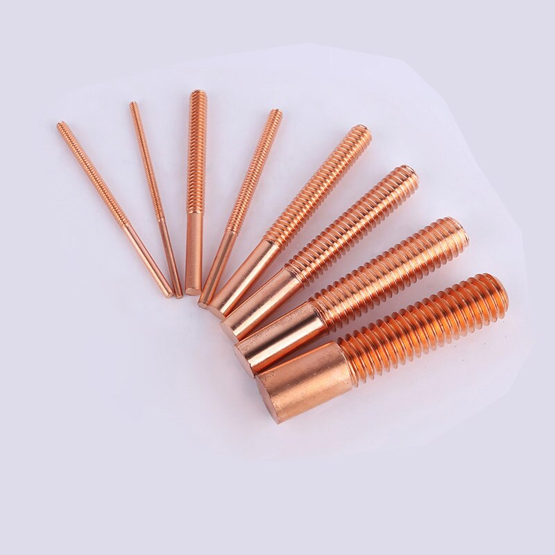 Elettrodi di maschiatura in rame M12 * 35*55 per elettroerosione a scintilla senza foro, elettrodo per filettatura, parti di macchine per elettroerosione