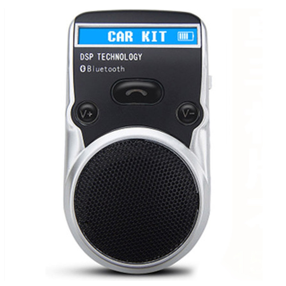 Solar- angetrieben Bluetooth Wagen Bausatz LCD Anzeige Anrufer Ich würde Hände Frei Bluetooth Lautsprecher in Auto Freisprechen