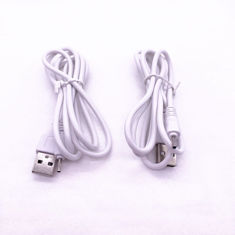 2 Stuks Usb Charger Cable Voor Nokia 1200 1202 1203 1208 1209 1265 1280 1315 1325 1506 1616 1650 1680c 1681c 1682c 1800 Wit