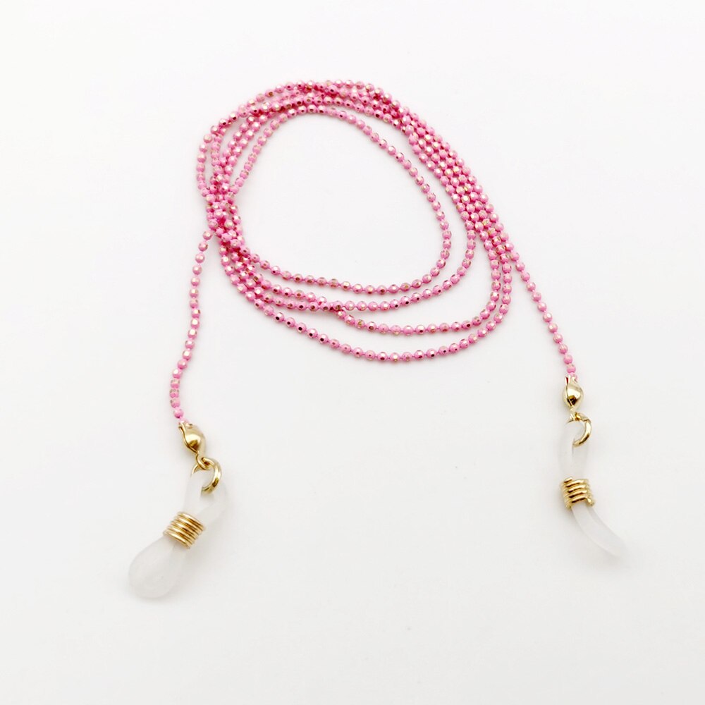 White Imitatie Parel Bril Kettingen Kralen Sunglass Lezen Brillen Ketting Cord Holder Touw Voor Mannen Vrouwen Stellen: 12