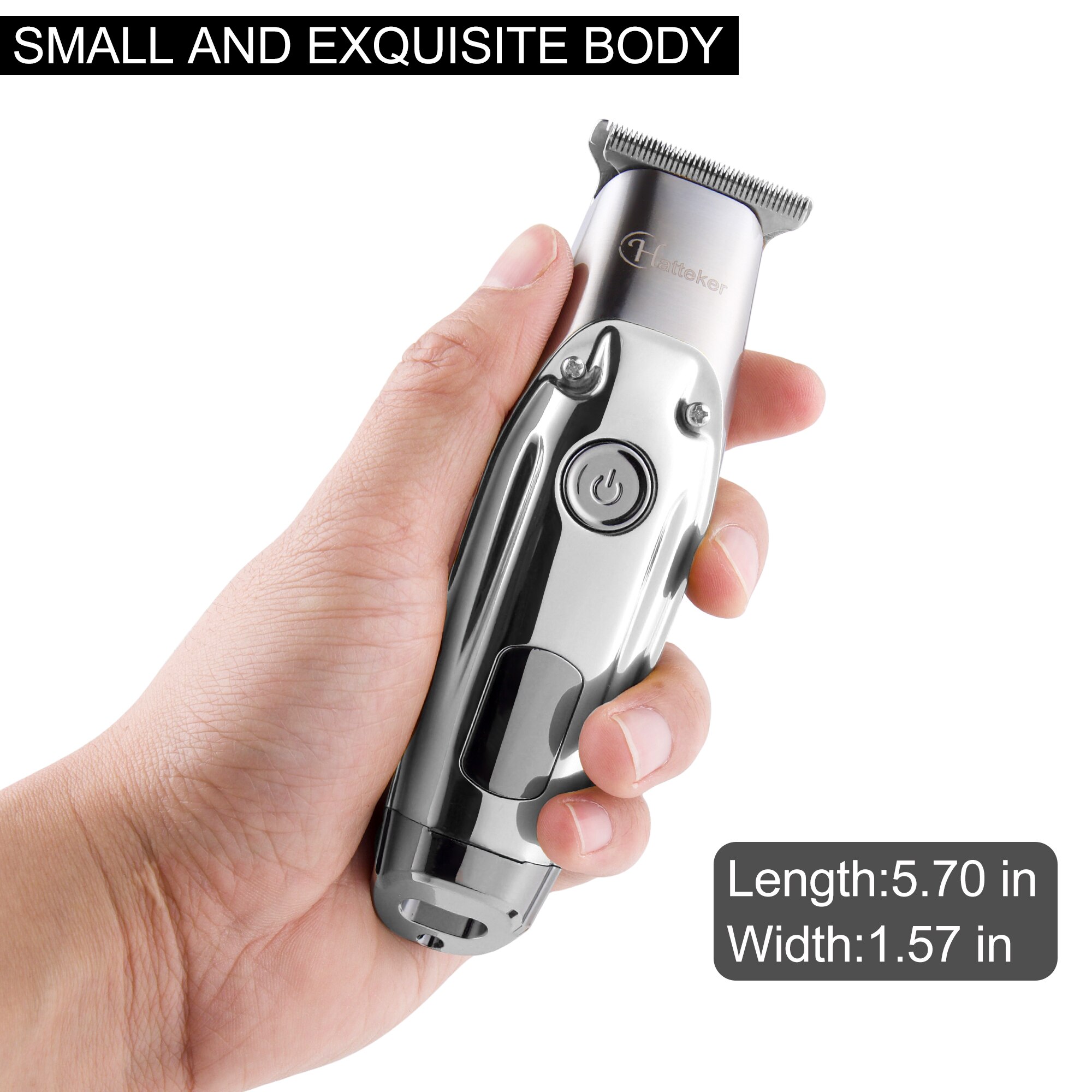 Hatteker Tondeuse Voor Man Professionele Draadloze Brood Trimmer Elektrische Thuis Haar Cutter Gommer Kit Voor Baber