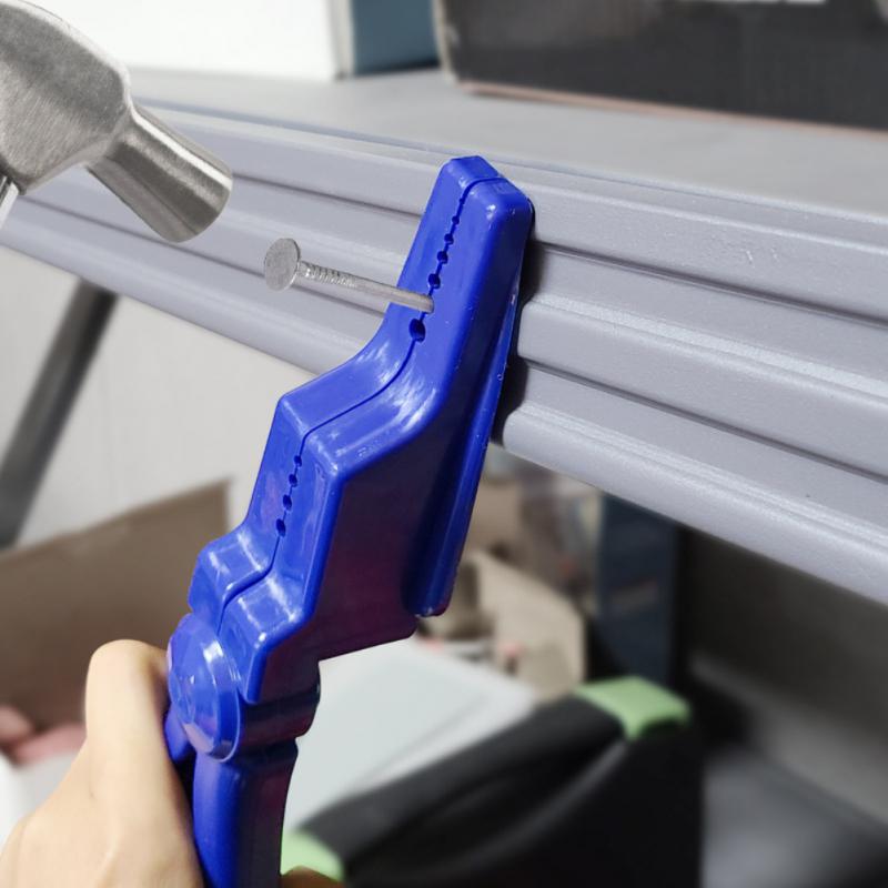 Hämmern Hilfs- Zange tragbar Nagel Fest Halter Plastik Nagel Halter Nagel Plier verhindern schlagen Sicherheit Plier Haushalt Werkzeug