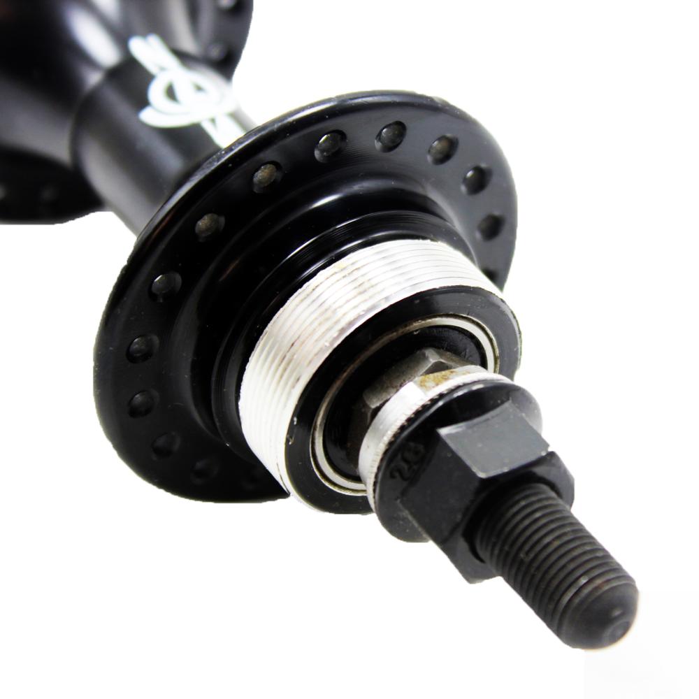 BMX Bicycle Hub Double Thread 10mm Axle Bearing Rear Hub 36H Aluminum Alloy Bicycle Accessories