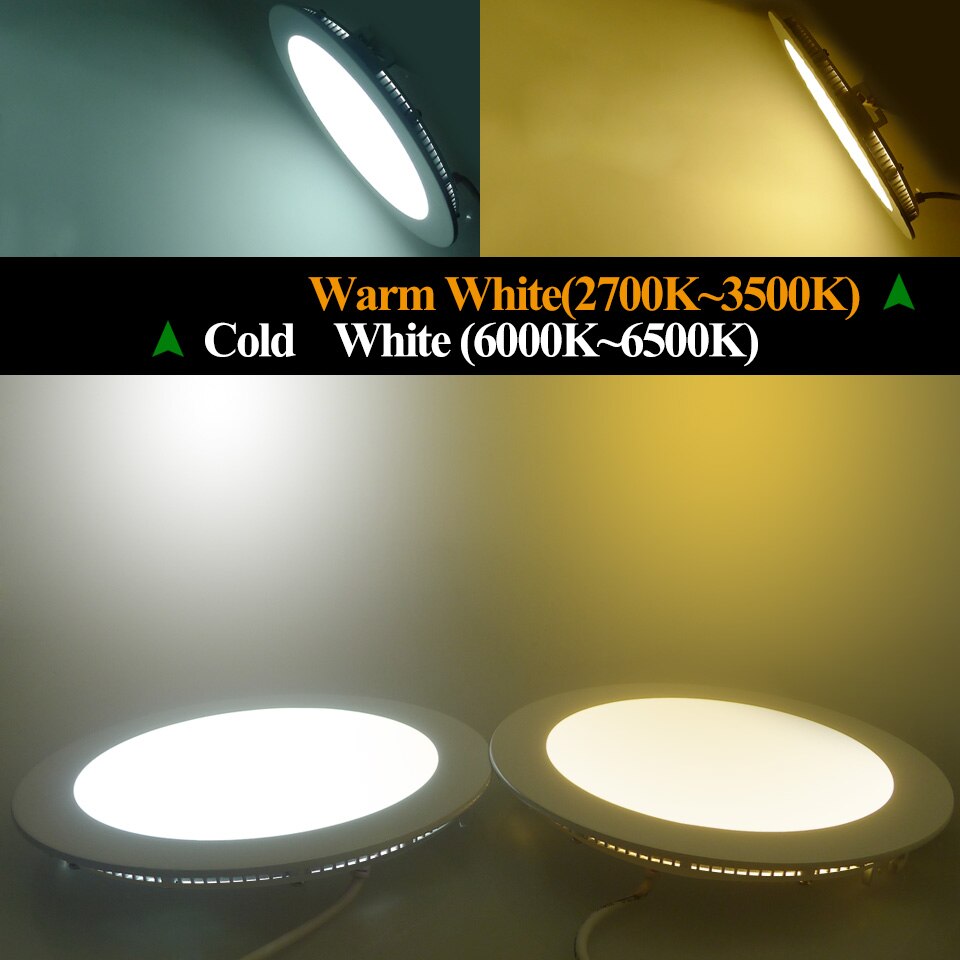 Led-spot rond ultradun led-plafondlamp led-paneellamp moderne spotverlichting voor thuis 3w 4w 6w 9w 12w 15w 18w warm koud