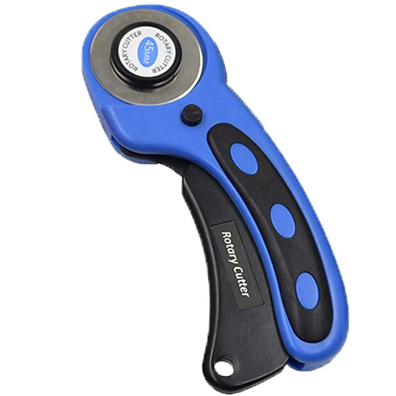 Cortador rotatorio de cuchillas de 45mm con 5 cuchillas rotativas de costura Manual tela de cuero corte de tela máquina de acolchar herramienta artesanal