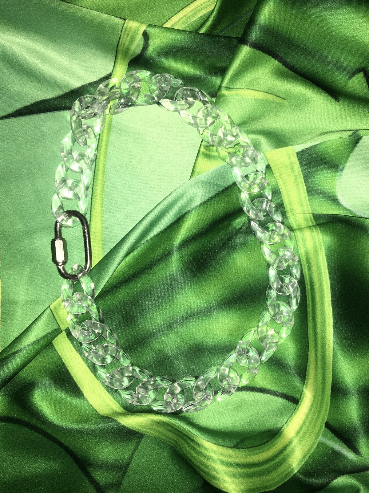 Catena a maglia anca salto musica rock punk degli uomini dei monili catene Cubano Collare Clavicola Collane Gioielli