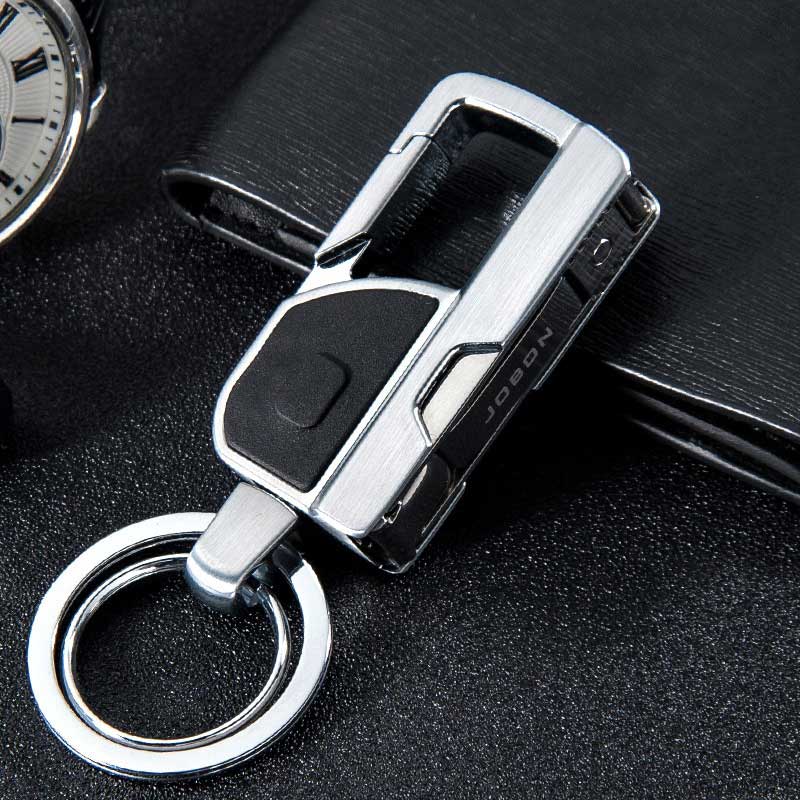 Auto high-end nyckelring nyckelring exklusiv metall män bil nyckelring för volvo lada skoda abarth toyota fiat suzuki nissan mazda lexus: Silver med låda