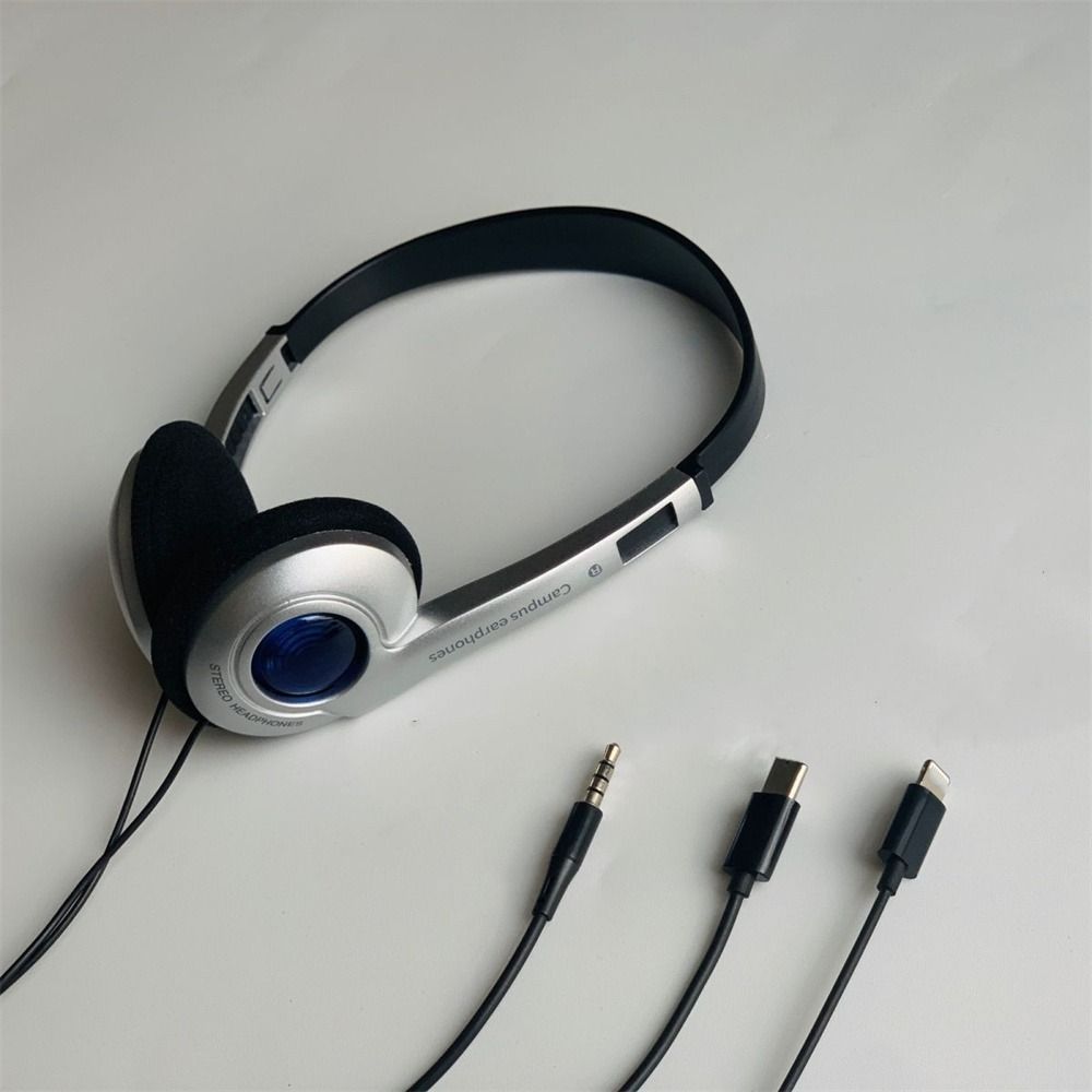 Auriculares Retro con cable para exteriores, audífonos clásicos con personalidad Millennium Wind Y2K, tipo C, Mp3