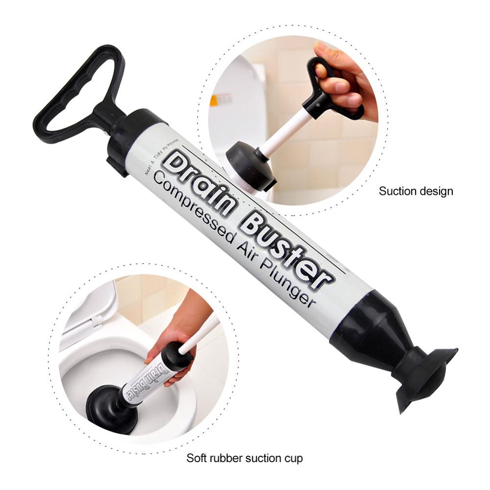 Toilet Plunger, Krachtige Hoge Druk Wc Bagger, Afvoer Unblocker Vacuüm Pijp Bagger, Riool, Wc, keuken, Wc Bagger
