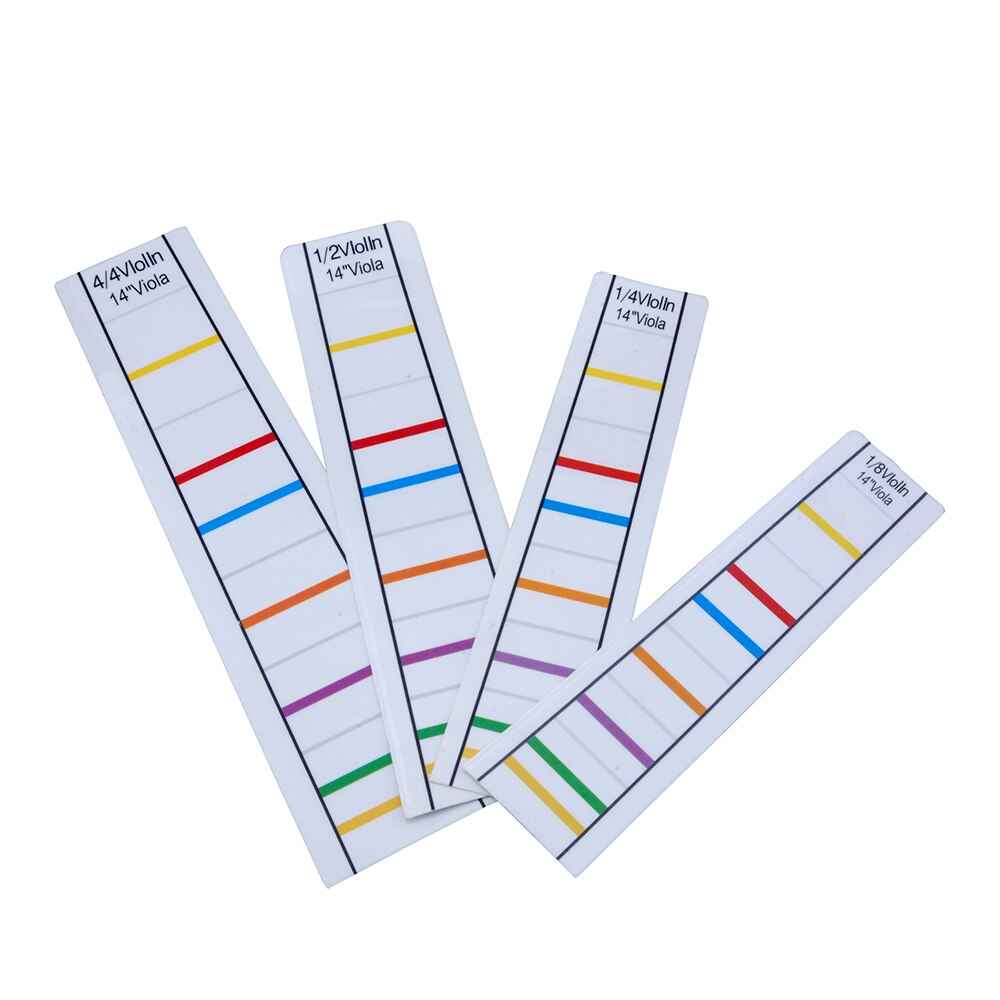 Beginners Violin Fiddle Fingerboard Fret Guide Label Finger Chart 4/4 3/4 1/2 1/4 Violin Accessories