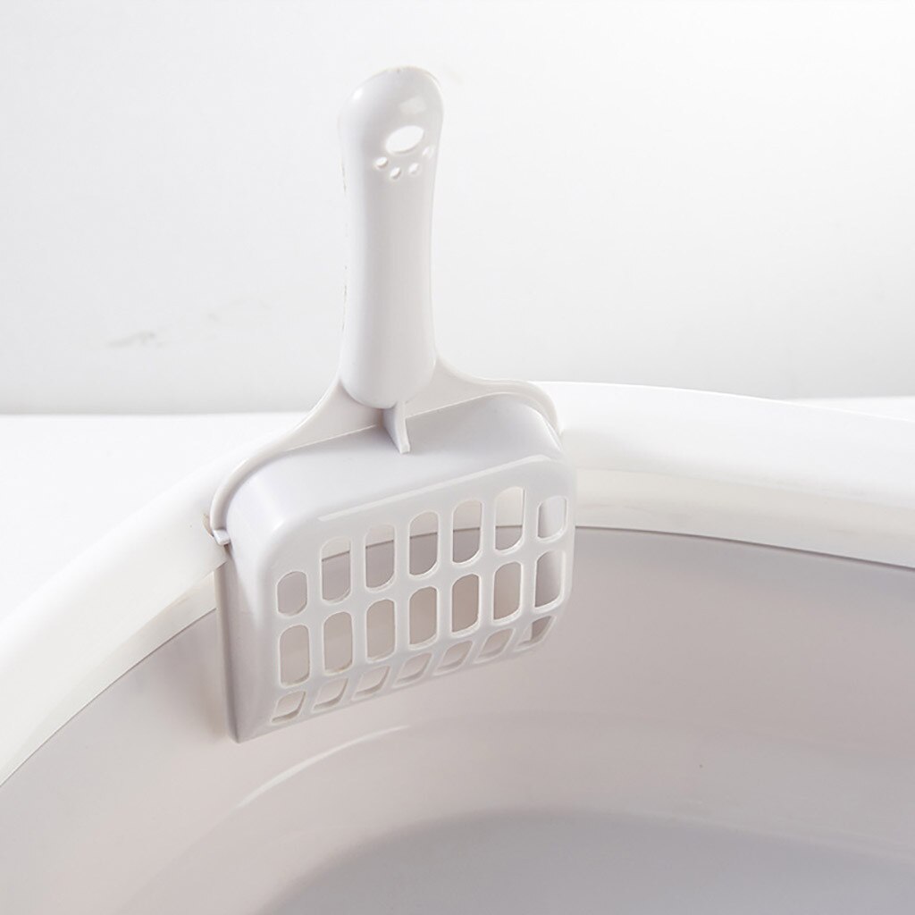 1Set Pet Wc Ondersteek Kattenbak Hond Lade Met Scoop Wc Supply Teddy Anti-Splash Hond toilette Thuis Plastic Zandbak