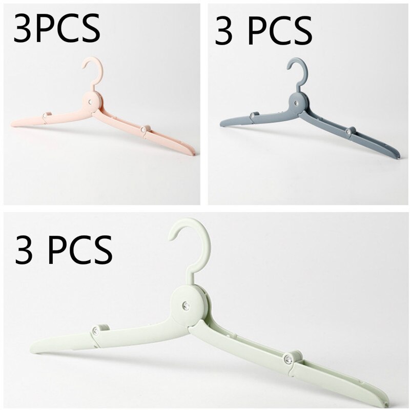 9 stks/set Reizen Opvouwbare Hangers Mini Draagbare Reizen Hangers Slaapzaal multi-purpose Hangers Opvouwbare Rack: Mixed Colour