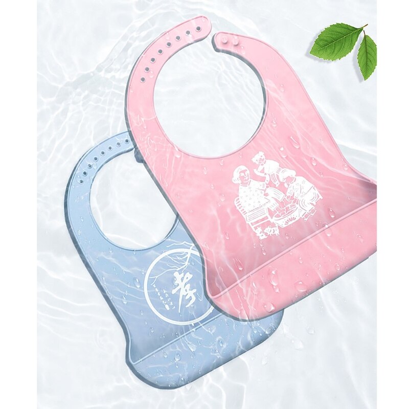 Volwassenen Waterdicht Anti-Olie Siliconen Bib Ouderen Aged Etenstijd Doek Protector Senior Citizen Aid Schorten 5 Kleuren