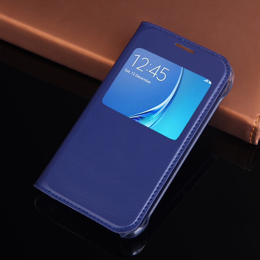 Flip Cover Leather Phone Case For Samsung Galaxy J1 mini J1mini Nxt Duos GalaxyJ1 SM J105 J 1 J100H J100F SM-J105H SM-J105F: For Galaxy J1 / Dark blue