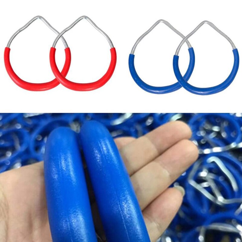 2 Pcs Swing Ring, Roterende Gymnastiek Staaf Voor Achtertuin, Ninja Ring, Kleur