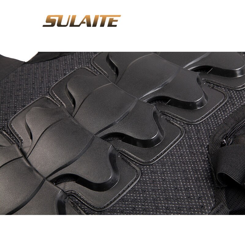 SULAITE sans manches dos soutien gilet de Protection EVA Pad snowboard ski sport vestes de sécurité Protection moto armure