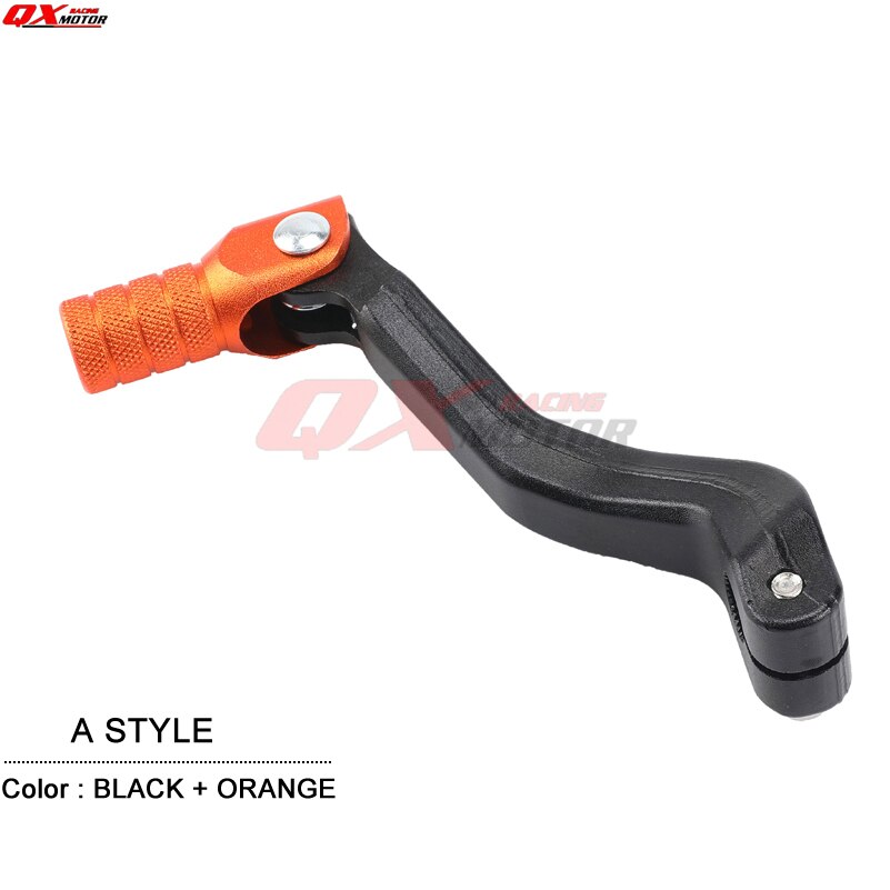 Motorfiets Vouwen Aluminium Versnellingspook Voor Atv Quad Dirt Pit Bikes Kayo Bse Apollo Zongshen Cg Cb Nc 125 150 200 250 450: Oranje